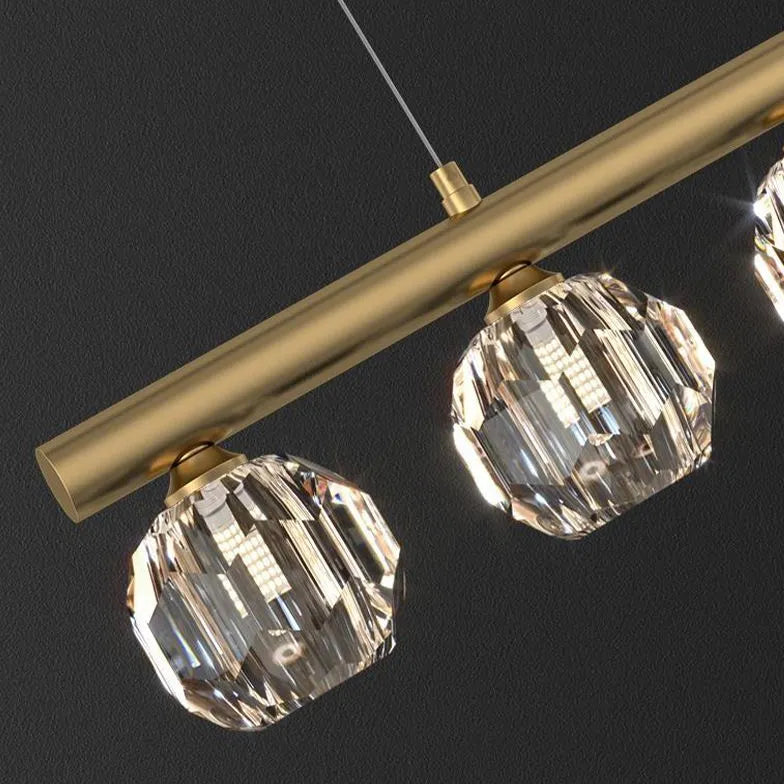 Gold Statement Pendant Light For Dining Room Kirsten Metal Led Ip20