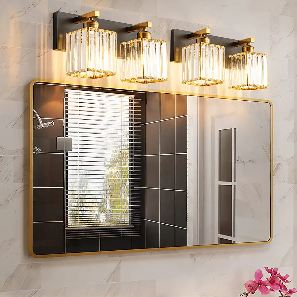 Gold Multi Arm Wall Light For Bathroom Kirsten Copper