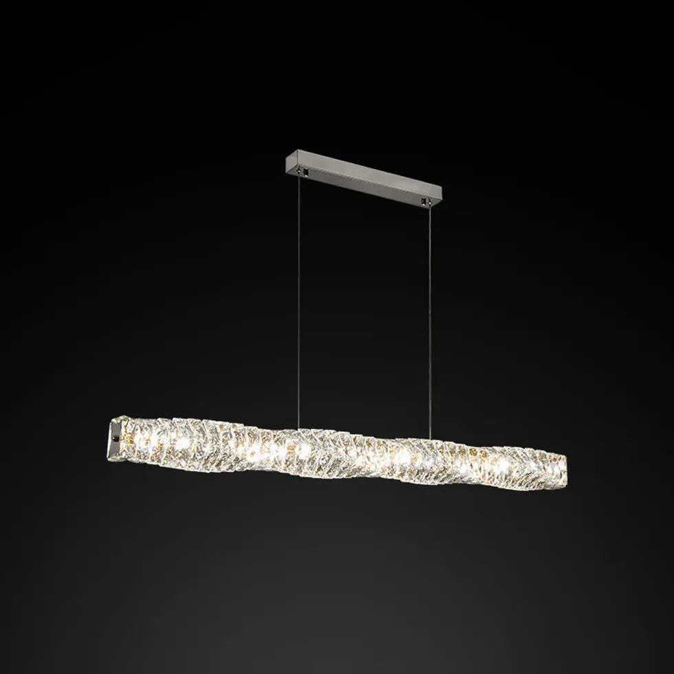 Gold Bar Pendant Light For Living Room Kristy Stainless Steel