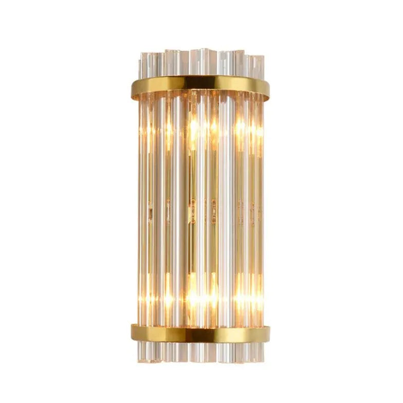 Gold Flush Wall Light For Bedroom Kristy Metal