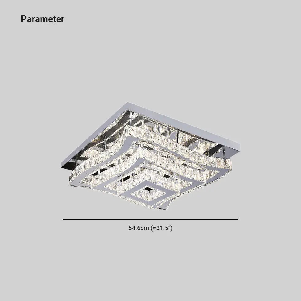 Deckenleuchte Kristall Modern LED Leuchte Leicht Luxus