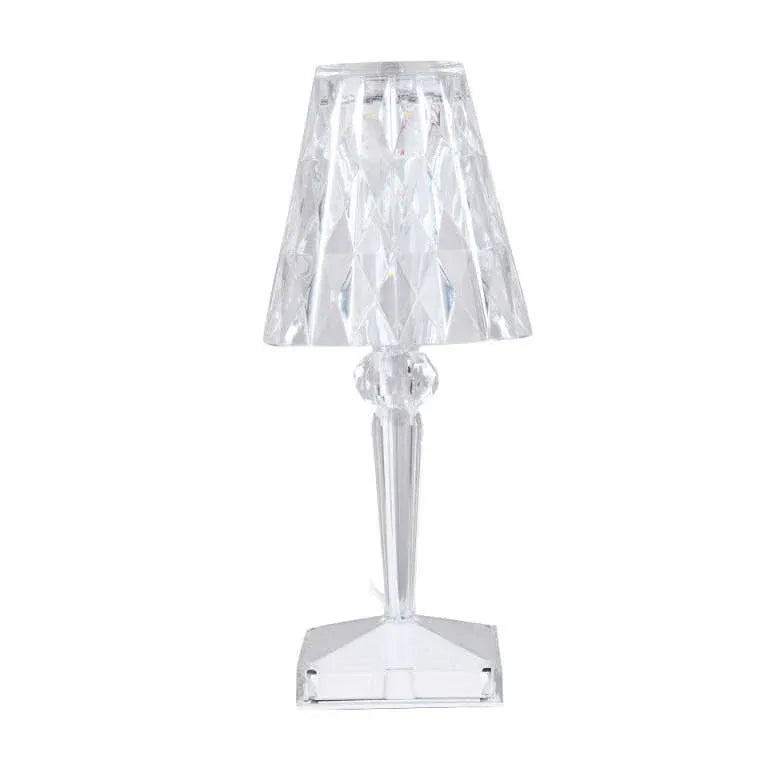 Modern Bedroom - Kristy Modern Acrylic Table Lamp, Living