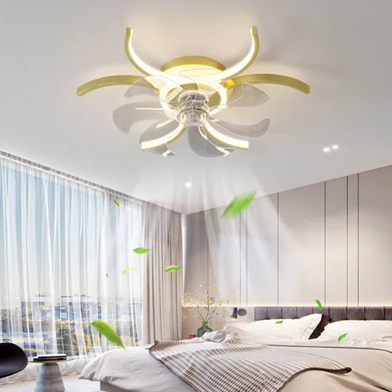 Ceiling Fan With Light For Bedroom Lacey Metal Ip20