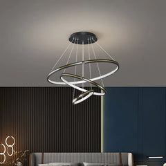 Statement Pendant Light For Dining Room Modern Aluminum Led