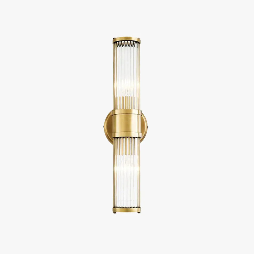 wandleuchte gold led moderne glas design minimalismus