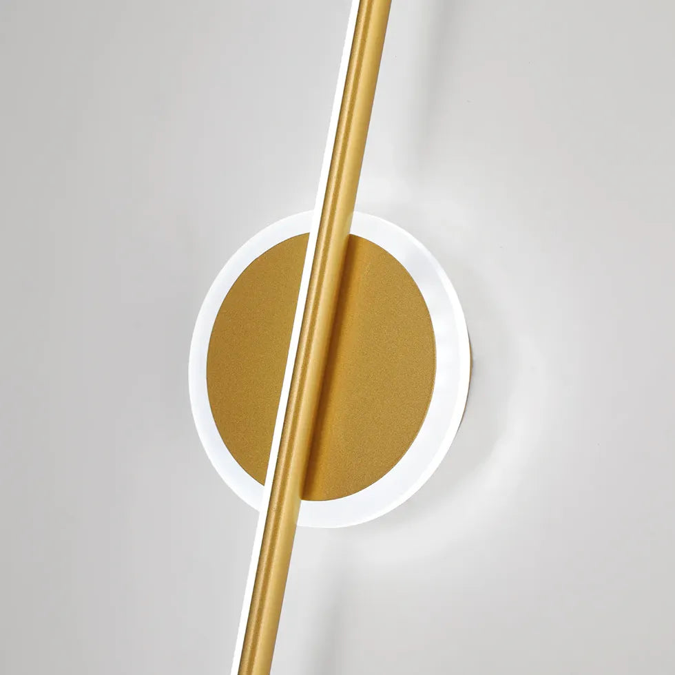 Gold Wandleuchte minimalistische moderne skandinavische Eleganz