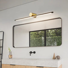 Mirror Light For Bathroom Linear Leigh Metal Ip20 Three Colors Change Controlled By Switch