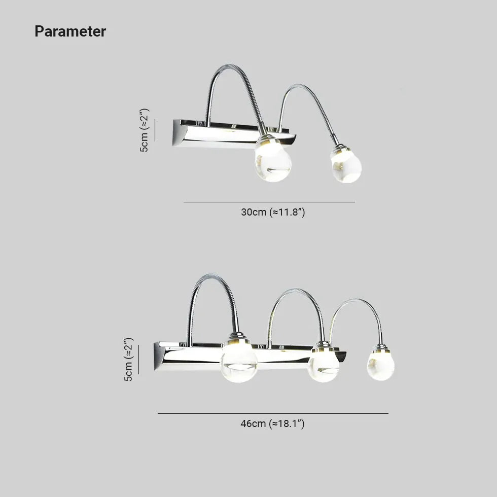 andleuchte Up and Down mit modernem verstellbarem Design