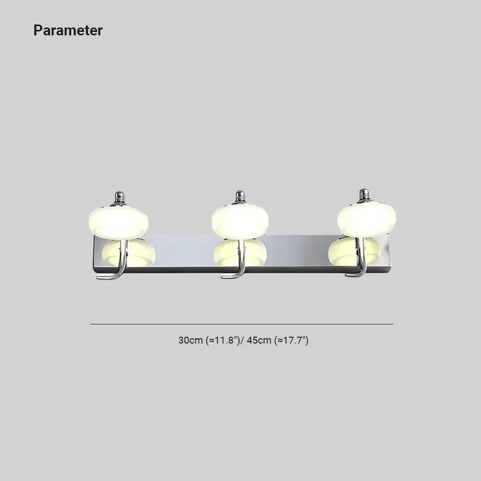 Moderne Wandleuchten Edelstahl in silbernem minimalistischen Stil