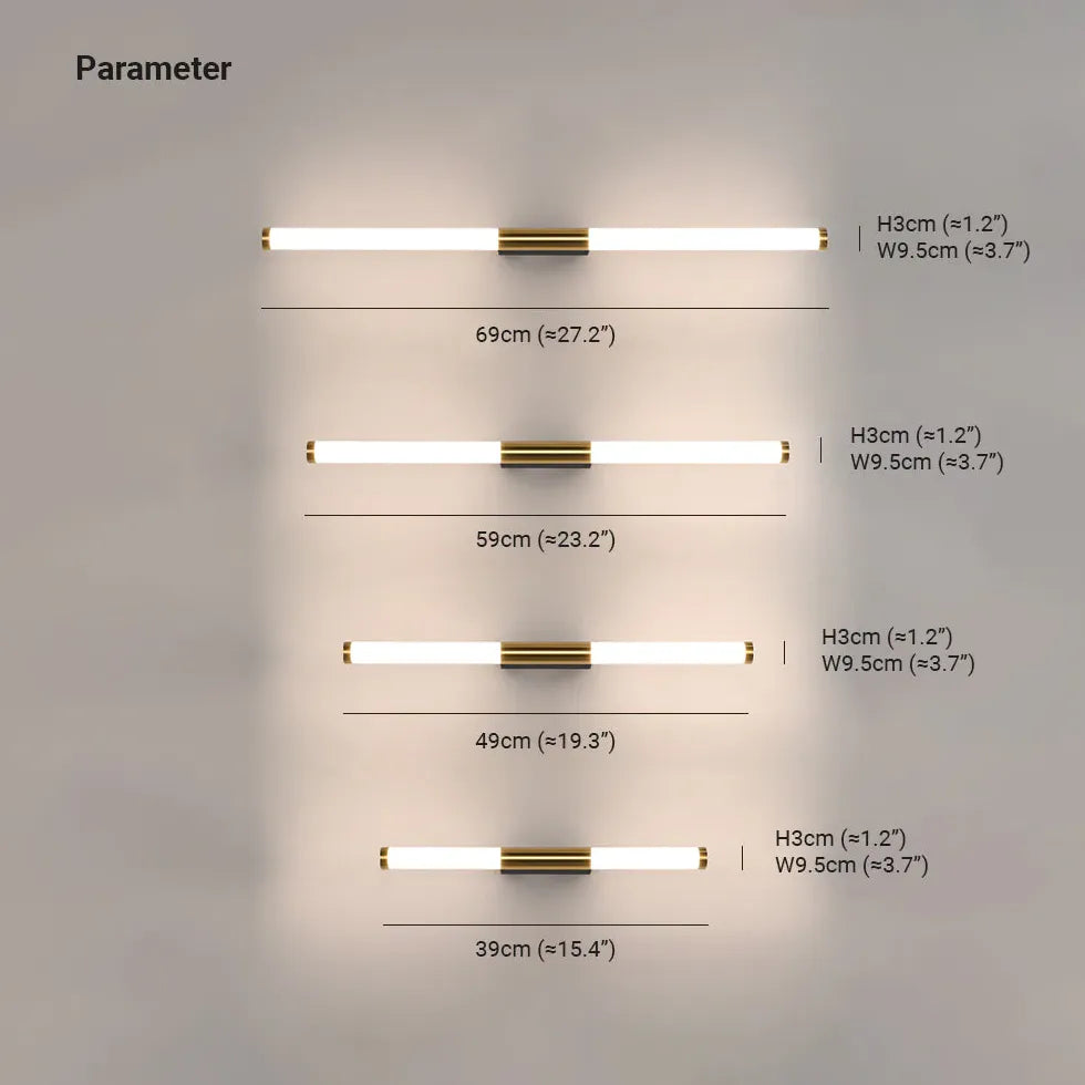 LED Wandleuchte Wohnzimmer schlicht modernes Design