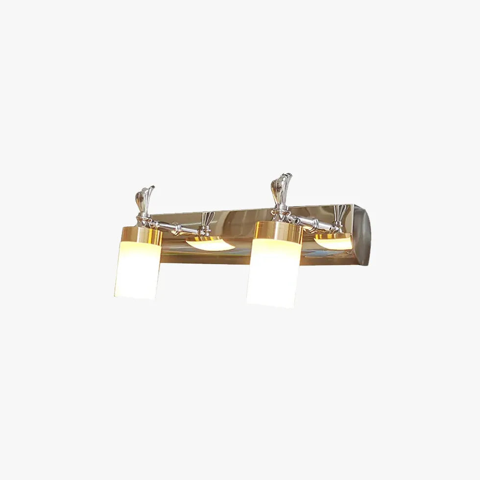 Gold Multi Arm Wall Light For Bathroom Leigh Metal & Acrylic Ip44 Led