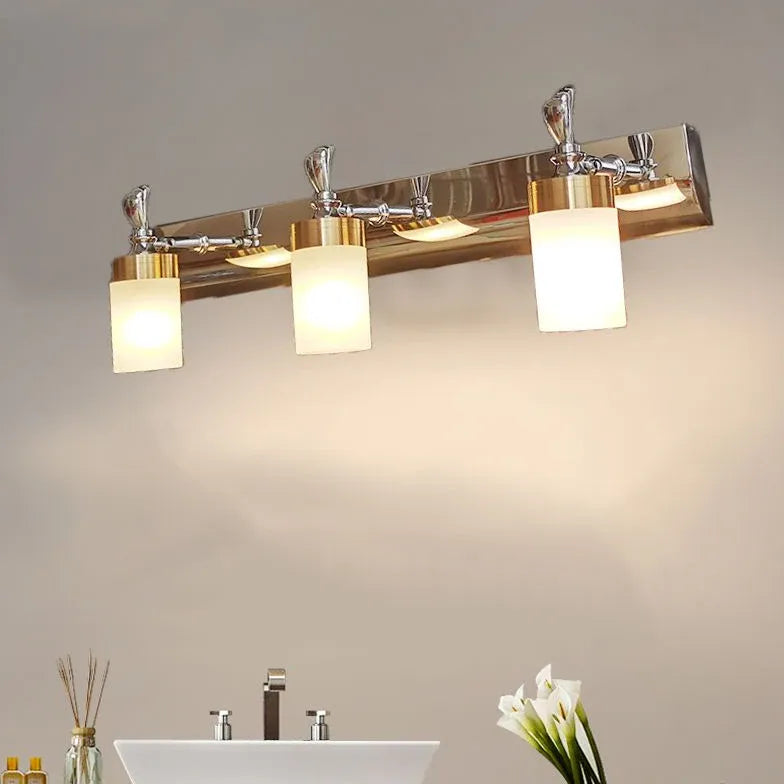 Gold Multi Arm Wall Light For Bathroom Leigh Metal & Acrylic Ip44 Led