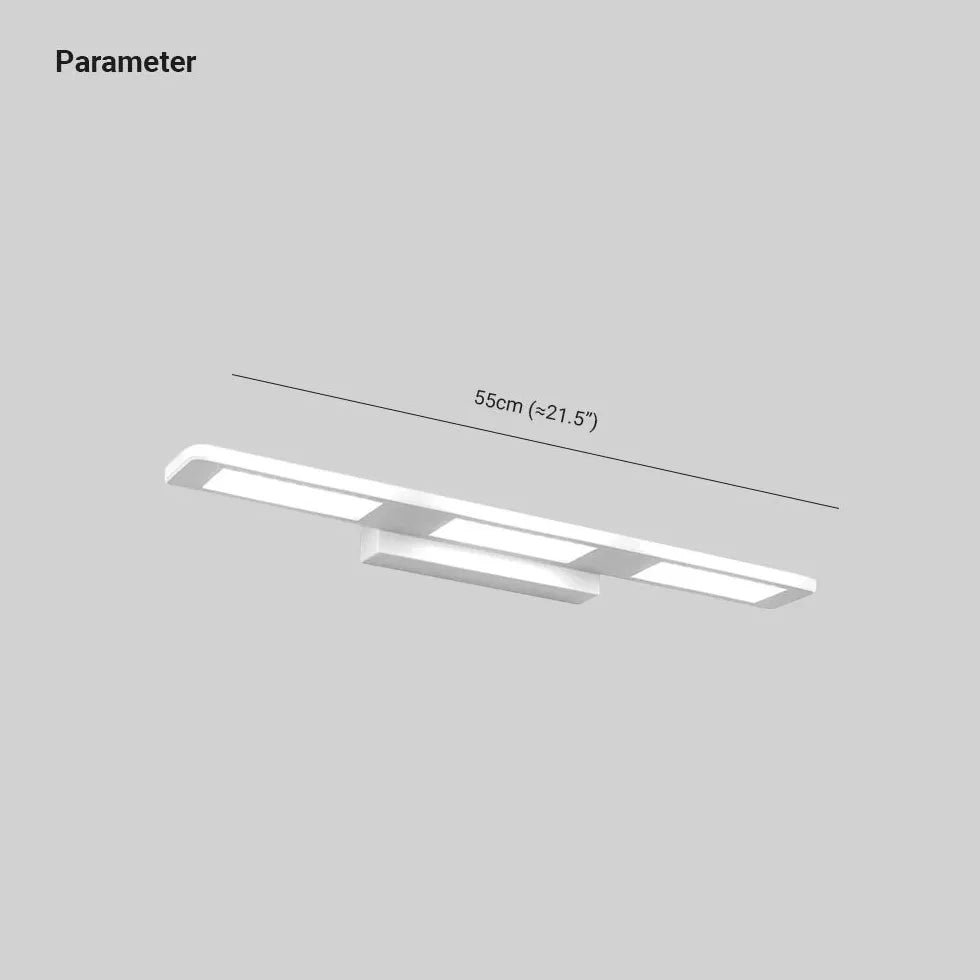 moderne led wandleuchten minimalistisches Design in Weiß