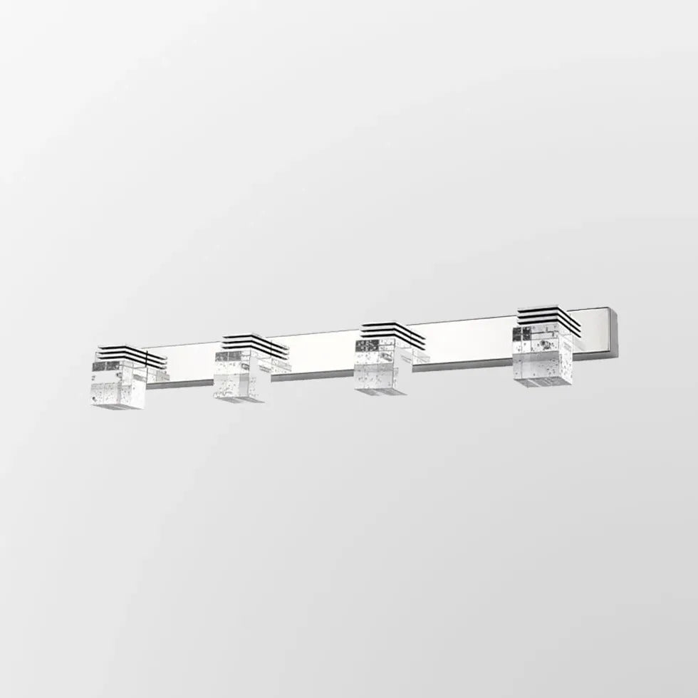 Multi Arm Wall Light For Bathroom Square Leigh Metal