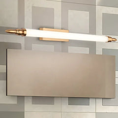 Gold Mirror Light For Bathroom Leigh Metal & Acrylic