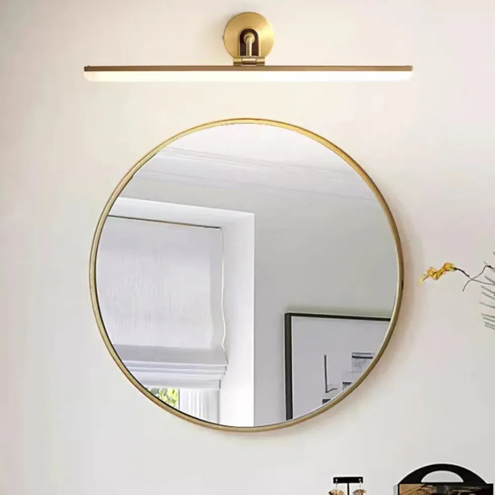 Mirror Light For Bathroom Linear Leigh Metal & Acrylic Led Warm White Ip44