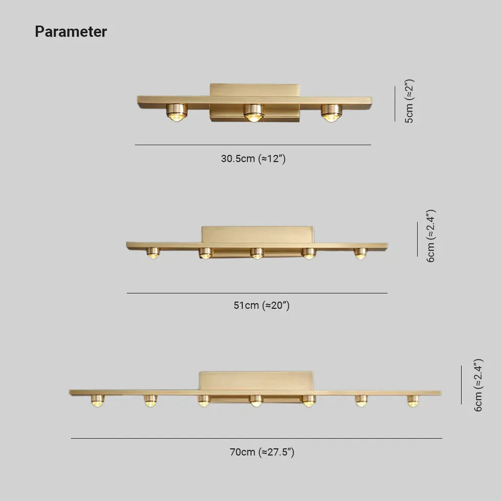 LED Wandleuchte Gold für stilvolle moderne Einrichtung