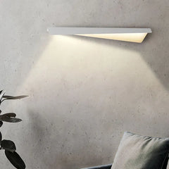 White Flush Wall Light For Bedroom Leigh Metal