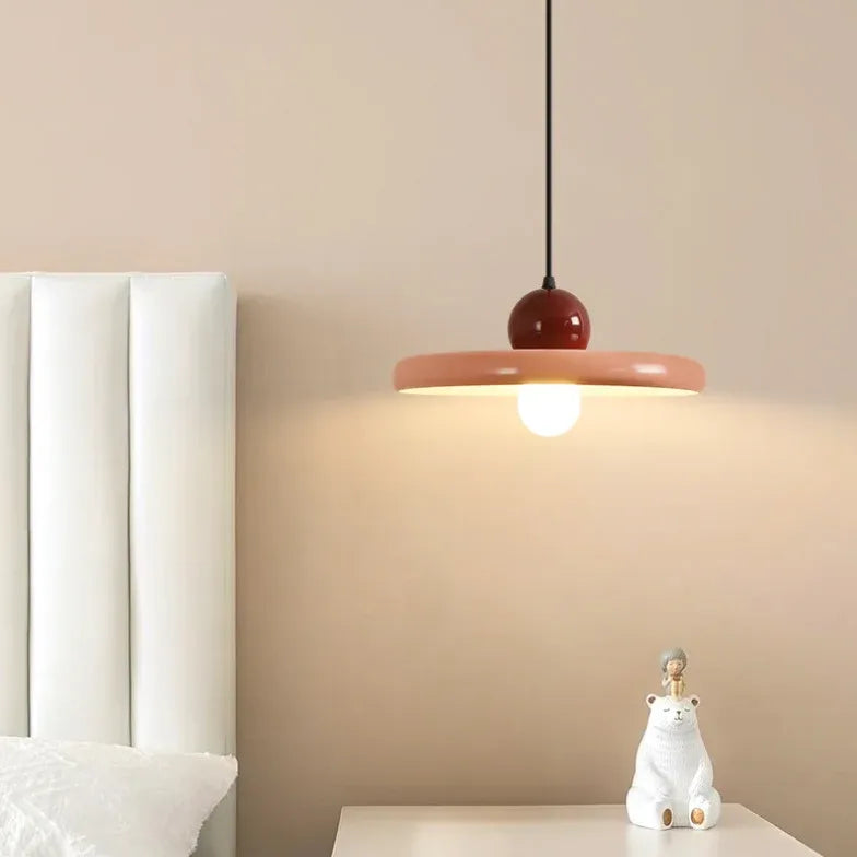 Pink Light Single Pendant For Living Room Leilani Metal Led Ip20