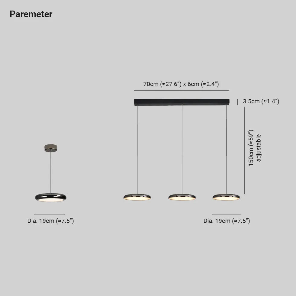 Pendelleuchte Esstisch einzeln schwarz modern minimalistisch Design