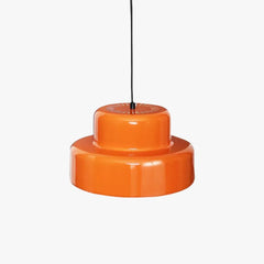 Orange Light Single Pendant For Bedroom Leilani Metal Led Warm White