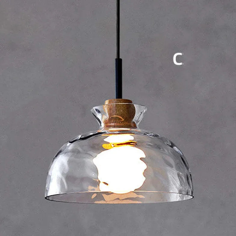 Levy Minimalist Geometric Glass Pendant Light