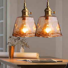 Light Single Pendant For Bedroom Levy Metal & Glass Ip20