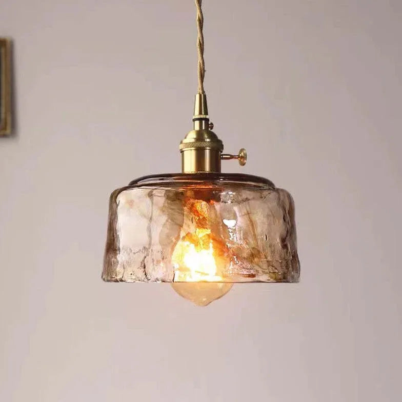 Light Single Pendant For Bedroom Levy Metal & Glass Ip20