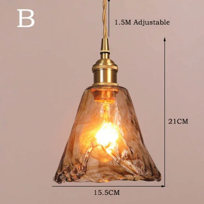 Light Single Pendant For Bedroom Levy Metal & Glass Ip20