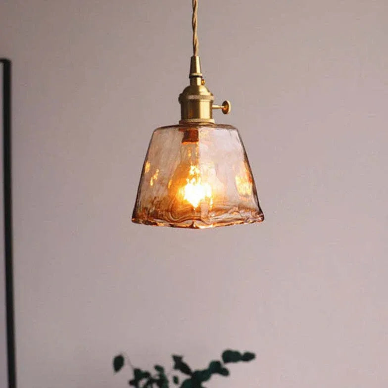 Light Single Pendant For Bedroom Levy Metal & Glass Ip20