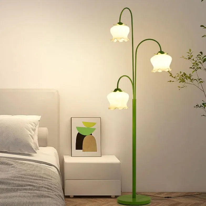 Green Floor Lamp For Bedroom Lily Metal Ip20