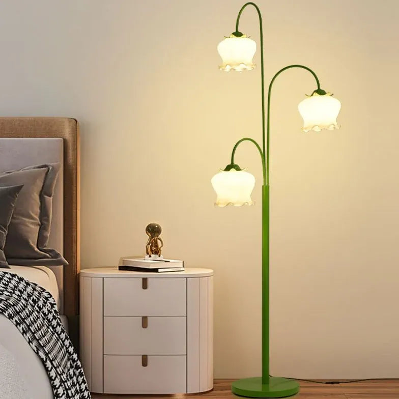 Green Floor Lamp For Bedroom Lily Metal Ip20