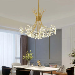 Black Statement Pendant Light Metal & Acrylic