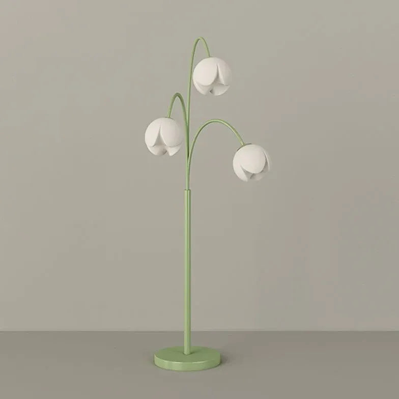 Green Floor Lamp For Study Room Lily Metal Ip20