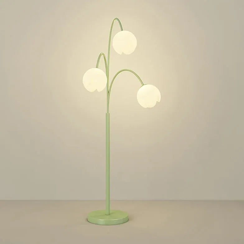 Green Floor Lamp For Study Room Lily Metal Ip20