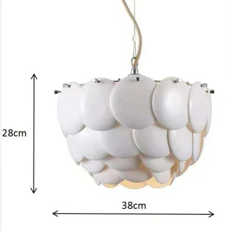 Pendelleuchten weiß im modernen Fischschuppen Design