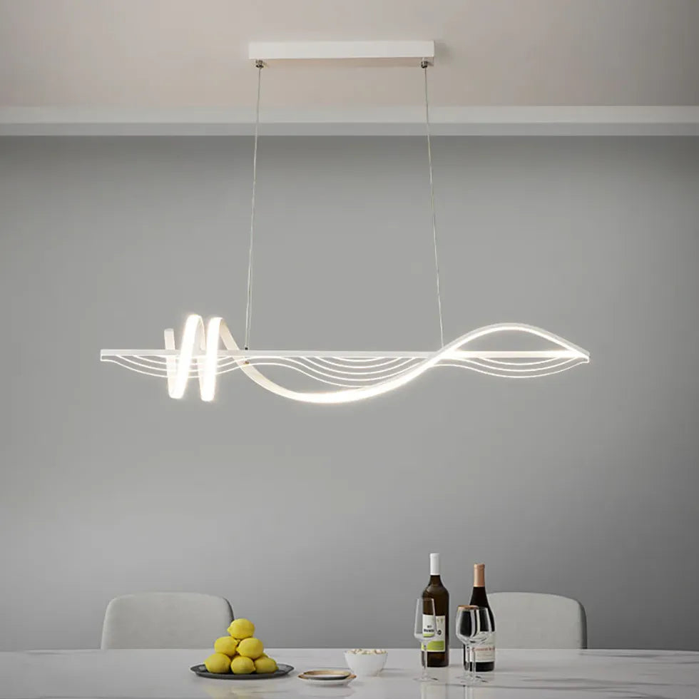 Linear Pendelleuchte nordisch schlicht moderne Esszimmer