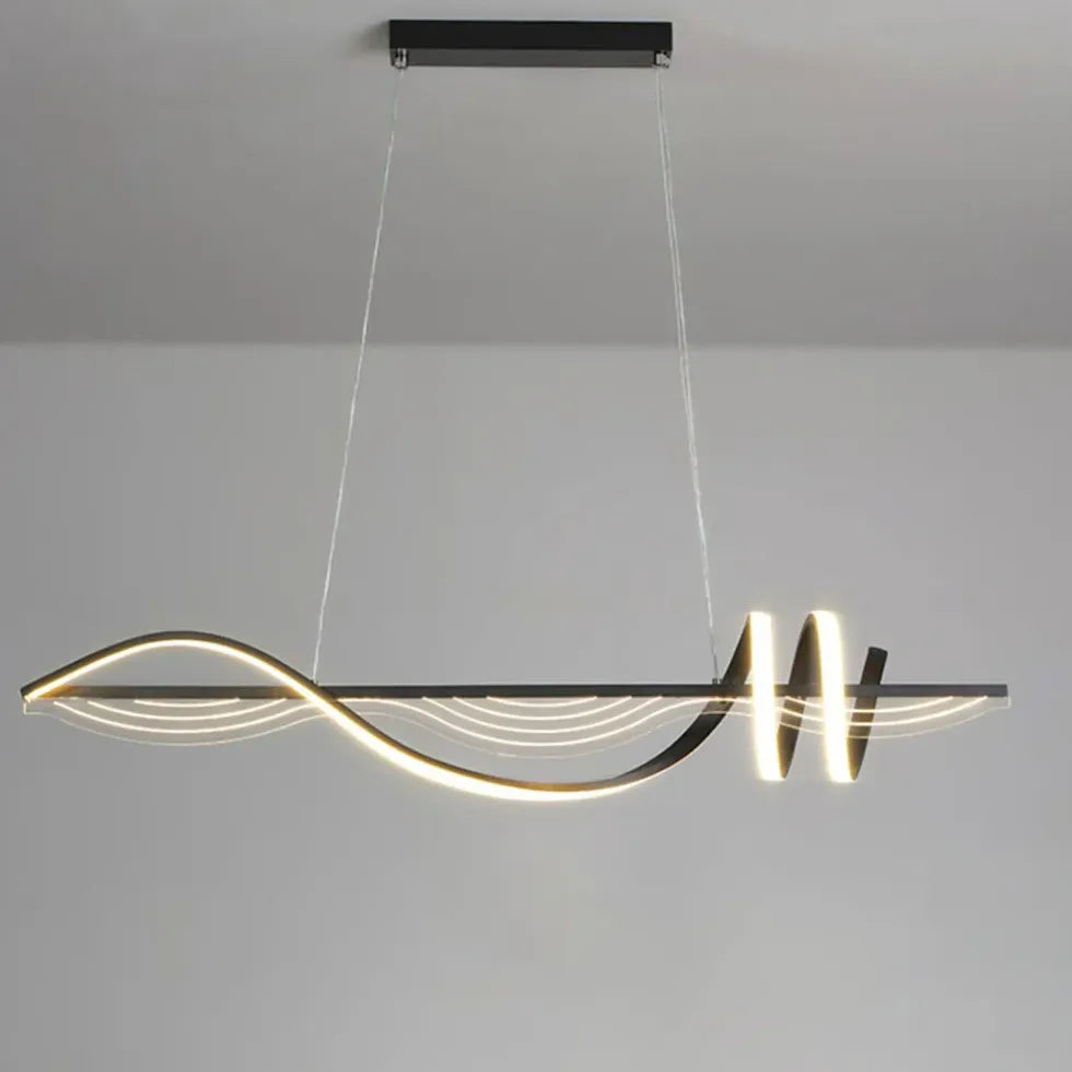 Linear Pendelleuchte nordisch schlicht moderne Esszimmer