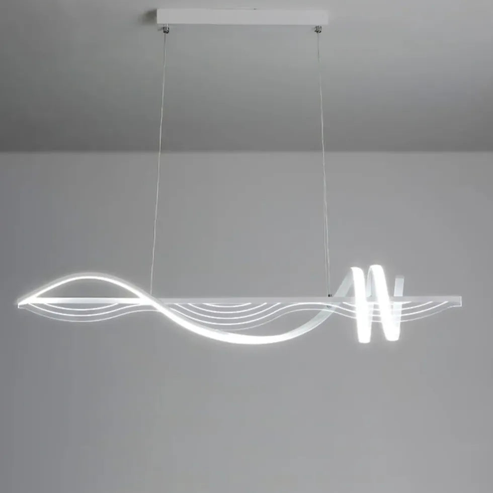 Linear Pendelleuchte nordisch schlicht moderne Esszimmer