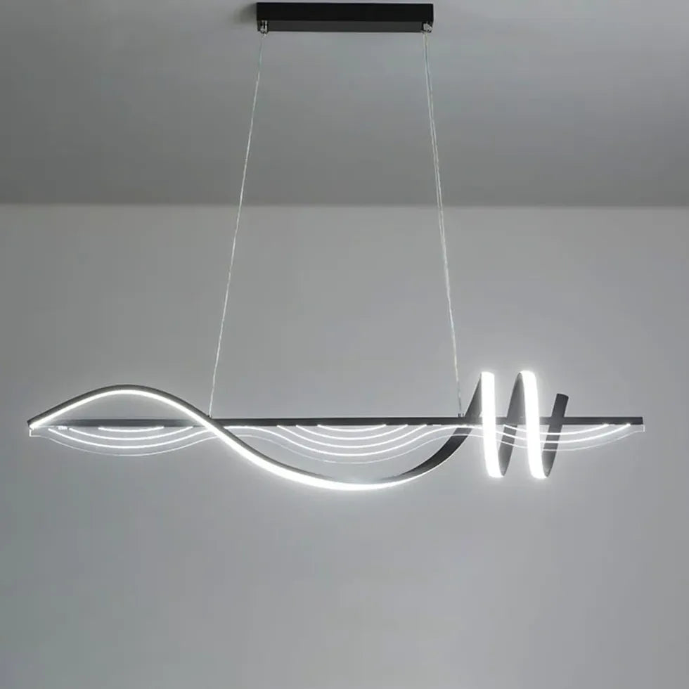 Linear Pendelleuchte nordisch schlicht moderne Esszimmer