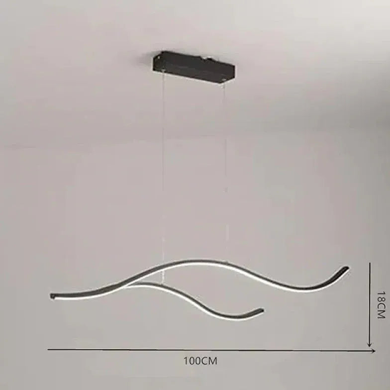 Hängelampe über Esstisch Nordisch modern einfache Linien