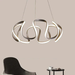 Statement Pendant Light For Bedroom Cone Louise Metal & Silicon Warm White