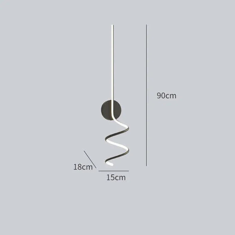 wandleuchte flach weiß Minimalistische moderne Linienführung