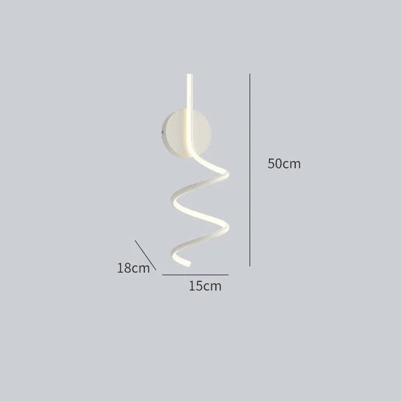 wandleuchte flach weiß Minimalistische moderne Linienführung