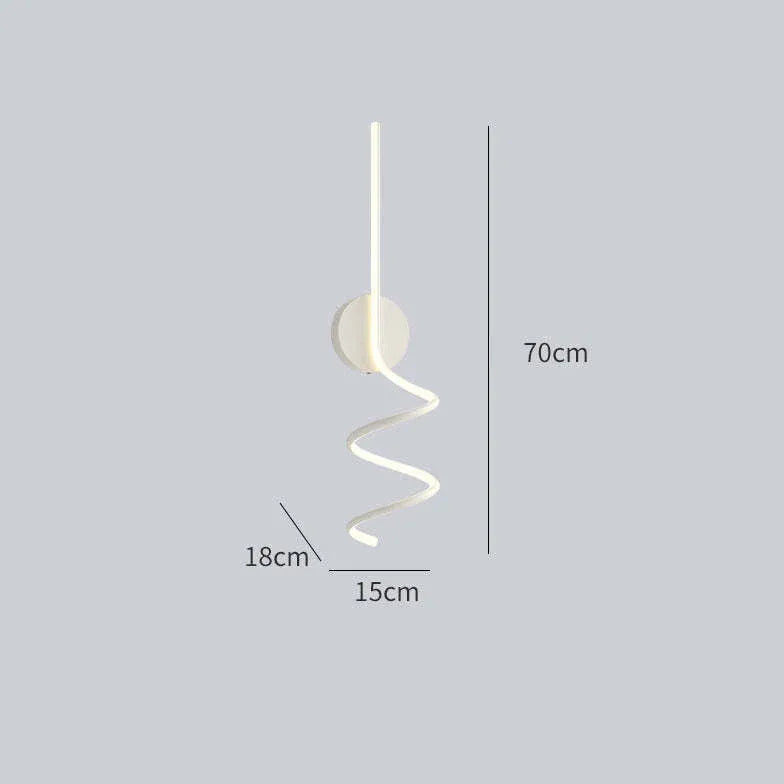 wandleuchte flach weiß Minimalistische moderne Linienführung