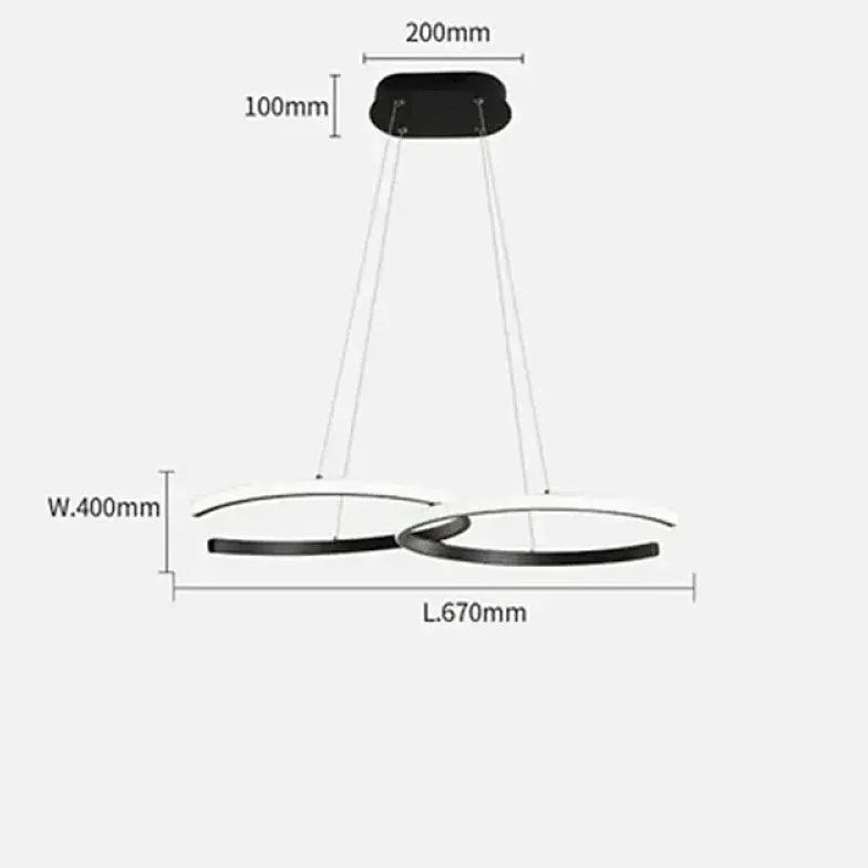 Pendant Light For Office Modern Aluminum Led