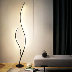 Black Floor Lamp For Bedroom Louise Metal Ip20 Plug