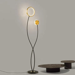 Floor Lamp For Children's Room Louise Metal & Acrylic Plug Led