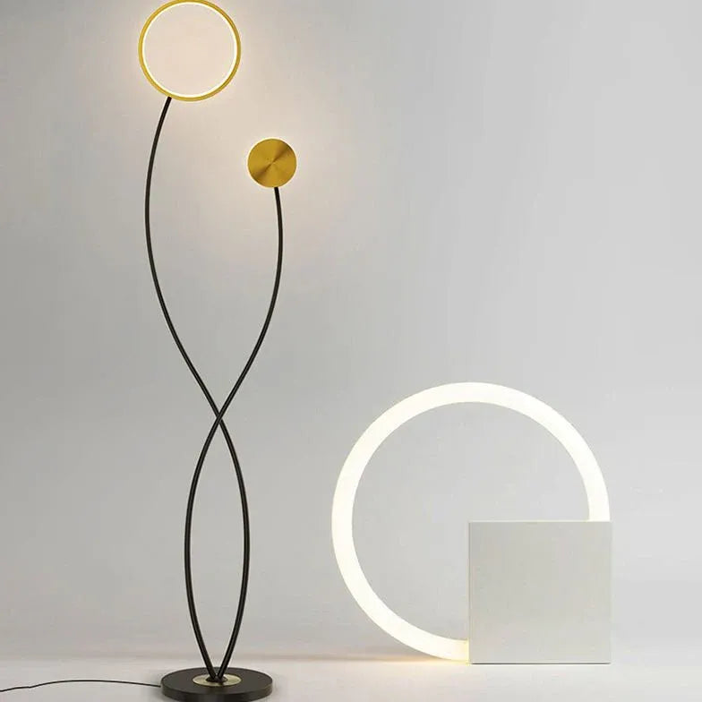 Floor Lamp For Children's Room Louise Metal & Acrylic Plug Led