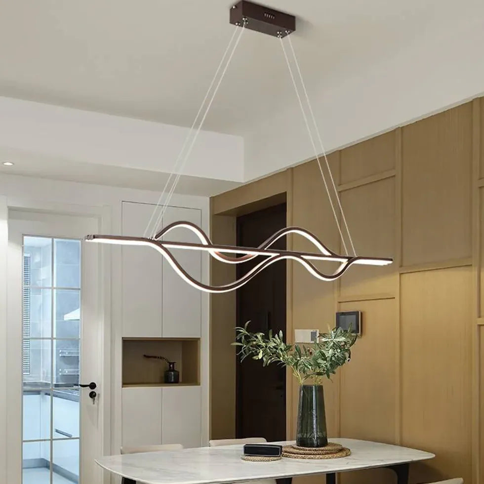 Statement Pendant Light For Bedroom Louise Metal Led